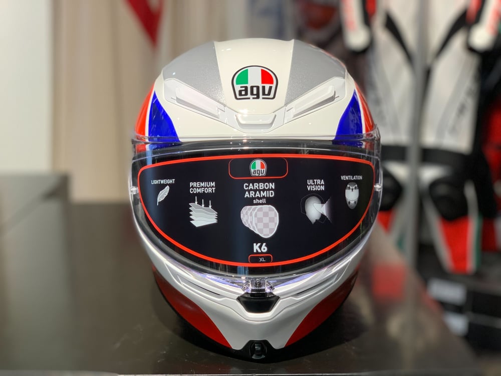 ”プレミアムスポーツツーリングモデル”『AGV K6』入荷のお知らせ